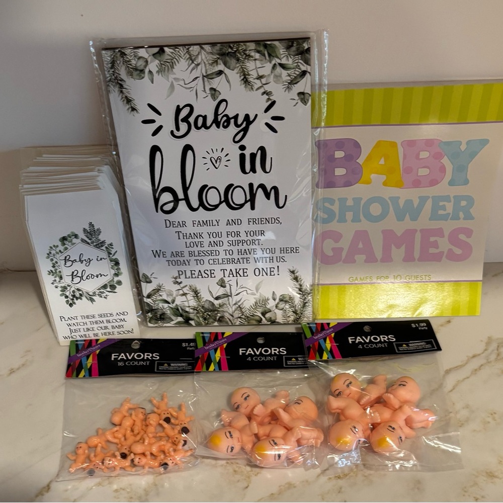 Baby in Bloom Party Supplies Set